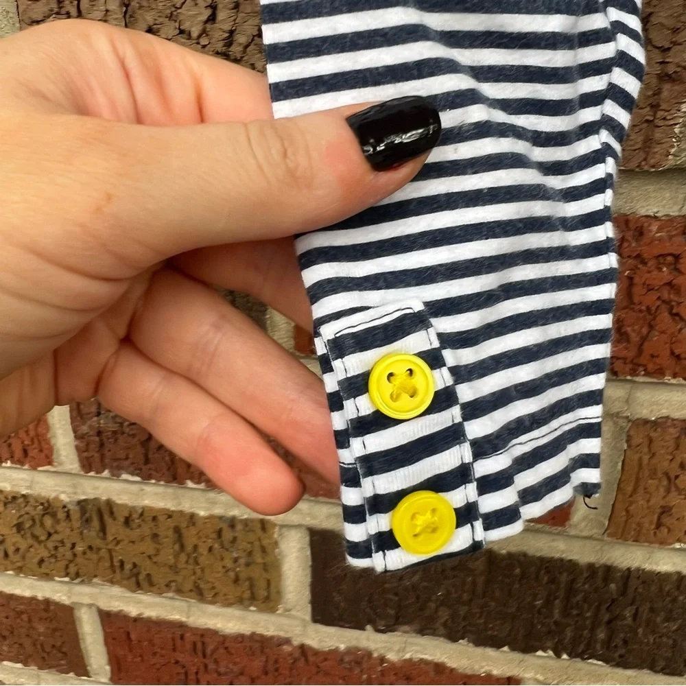 Carter’s Navy Blue and White Striped Leggings Pants